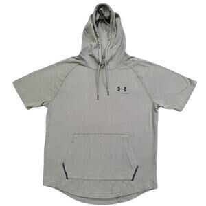 Under Armour Heatgear Hoodie Mens Large Front Pocket Training Lightweight Loose